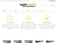 Tablet Screenshot of lojadecabelo.com